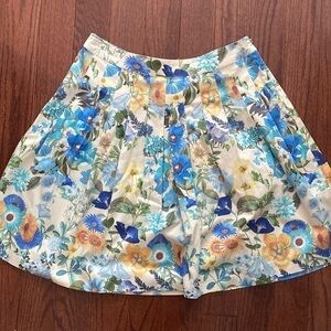 Talbots floral print skirt